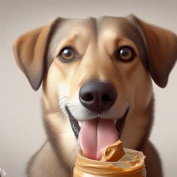 Dogs Eat Peanut Butter