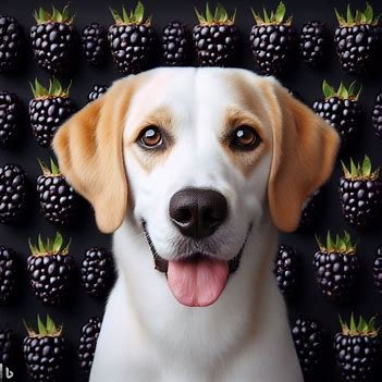 Dogs Eat Blackberries