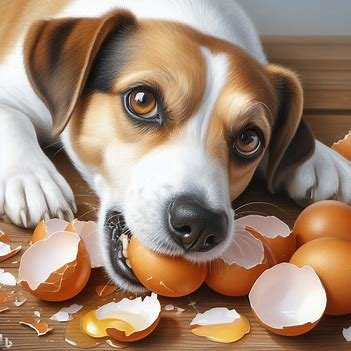 Dogs Eat Egg Shells
