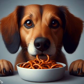 Dogs Eat Pretzels