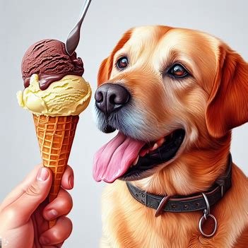 Dogs Eat Ice Cream