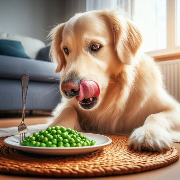 Can  dogs eat peas 