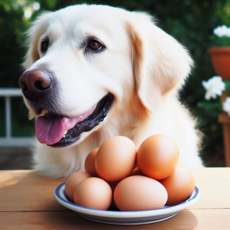 Dogs Eating Eggs