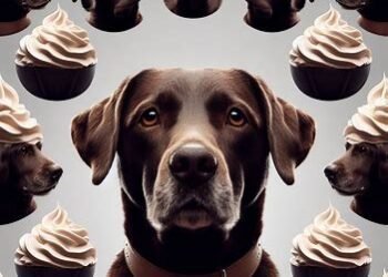 Dogs Eat Vanilla Ice Cream