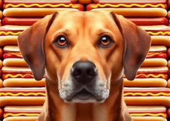 Dogs Eat Hot Dogs
