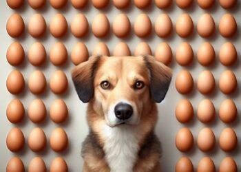 Dogs Eat Boiled Eggs