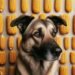 Dogs Eat Corn Cobs