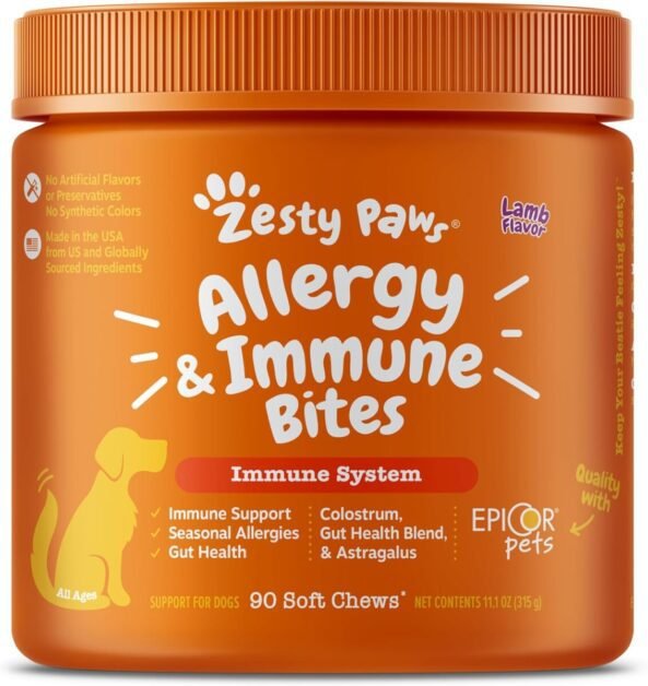 Zesty Paws Dog Allergy Relief - Anti Itch Supplement