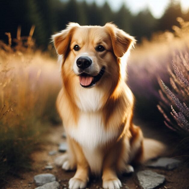 Golden Retriever Corgi Dog,