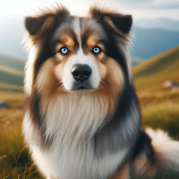 Australian Shepherd Husky Dog