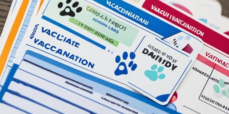 vaccination card for dogs