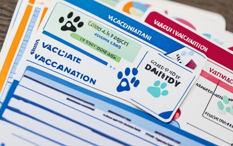 vaccination card for dogs