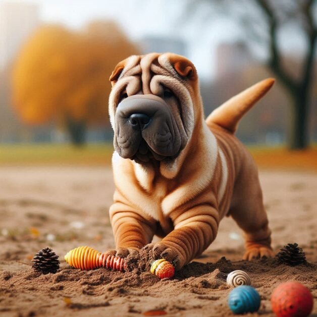 The Chinese Shar Pei Dog 