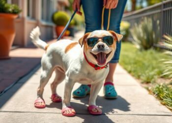 Dog crocs stylish pet footwear