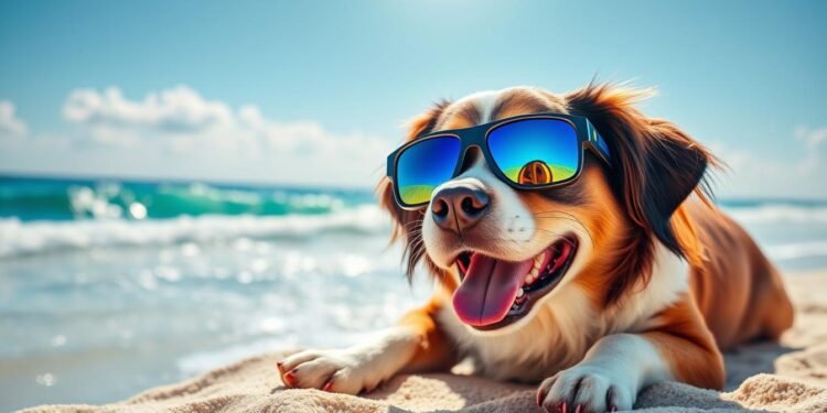 UV protection dog goggles