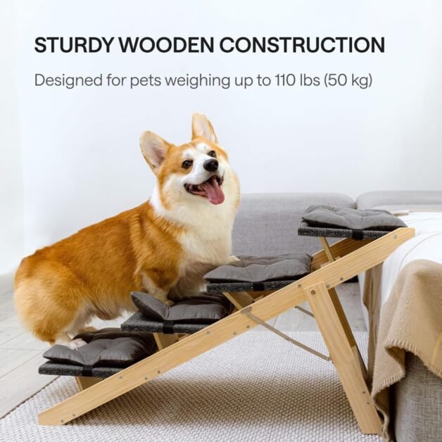 Wooden Dog Steps