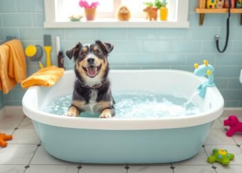 best dog bath tub for easy pet grooming