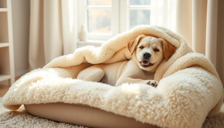 cozy dog blanket
