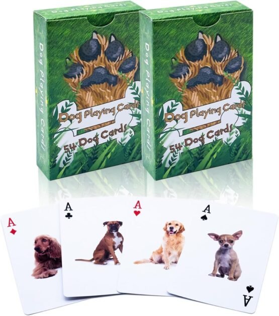 Dogs Playing Cards