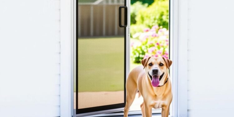 dog screen door