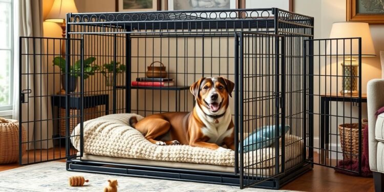 extra large dog cage