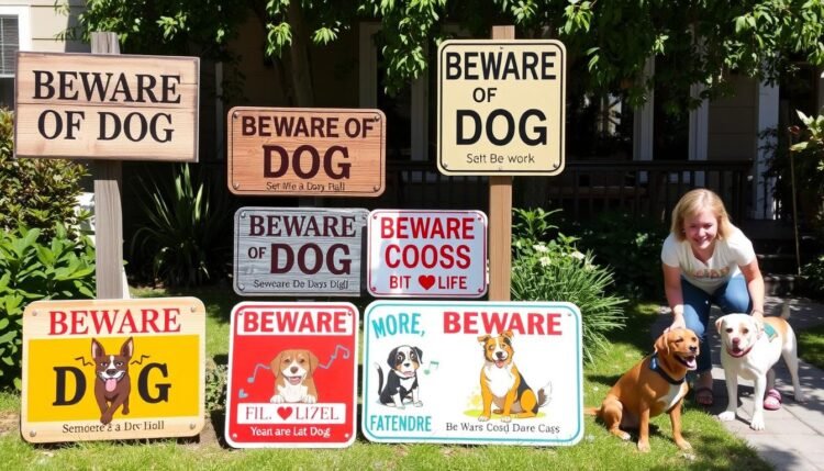 best beware of dog signs