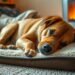 dog on heat pads