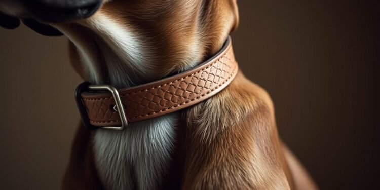 leather dog collar