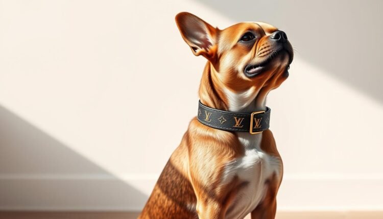 louis vuitton dog collar