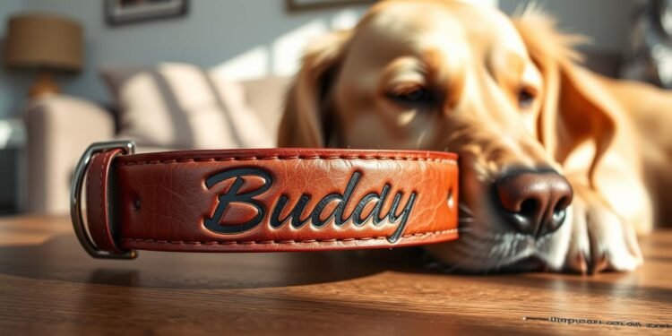 personalized dog collar with name