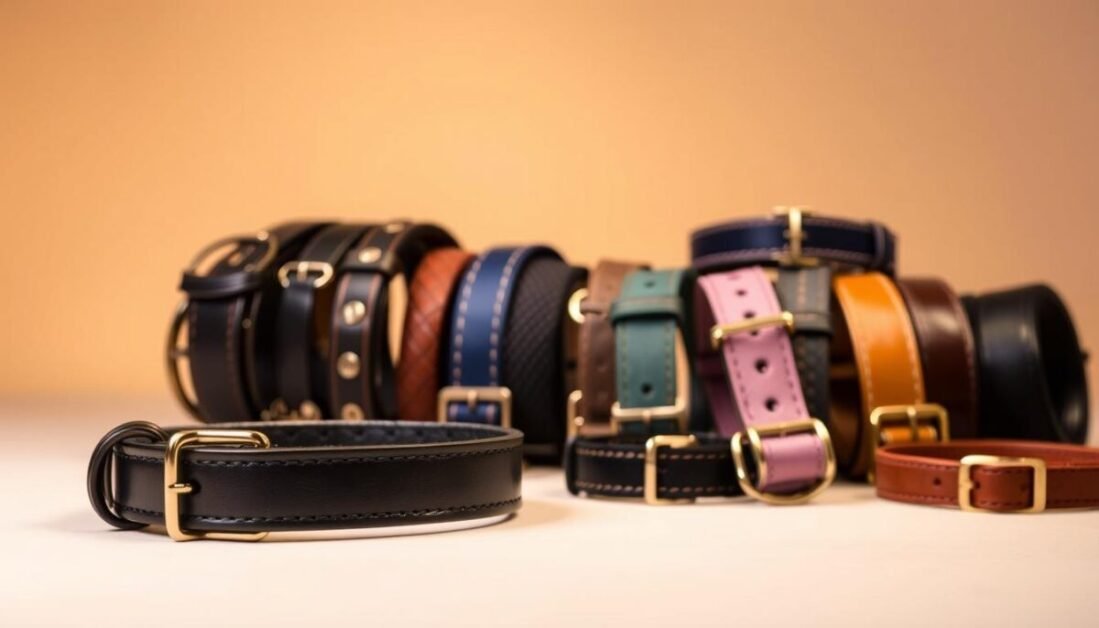 types of martingale dog collars