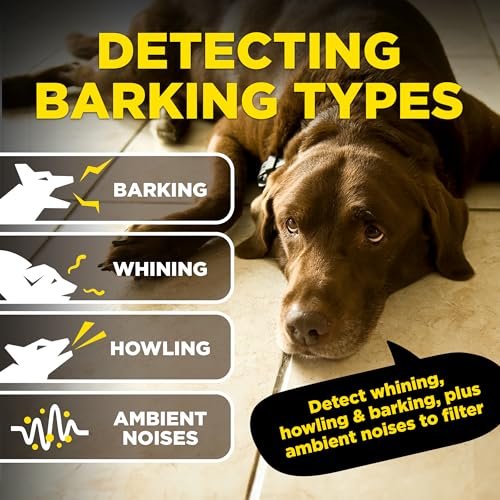 Dogtra Smart NOBARK, detects Whining and Barking, App Control e-Collar, Usage Notification, Behavior Report, Waterproof(IPX9K), 30 Yard Range, Compact Size for 10lbs Dogs, Triple Detection Accuracy.