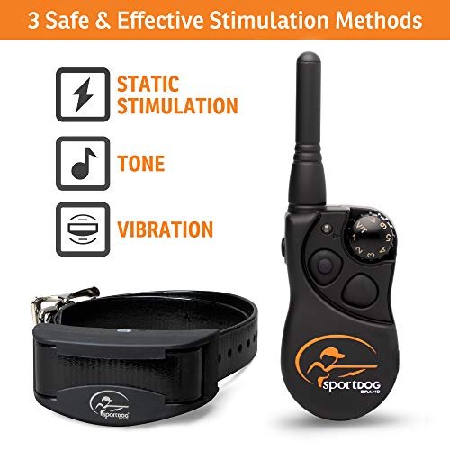SportDOG Brand YardTrainer 300 Remote Trainer - SportDOG Static Collar With Remote, Waterproof, Submersible Up To 25 ft, Equipped with DryTek Technology, SportDOG Trainer with static, vibrate and tone