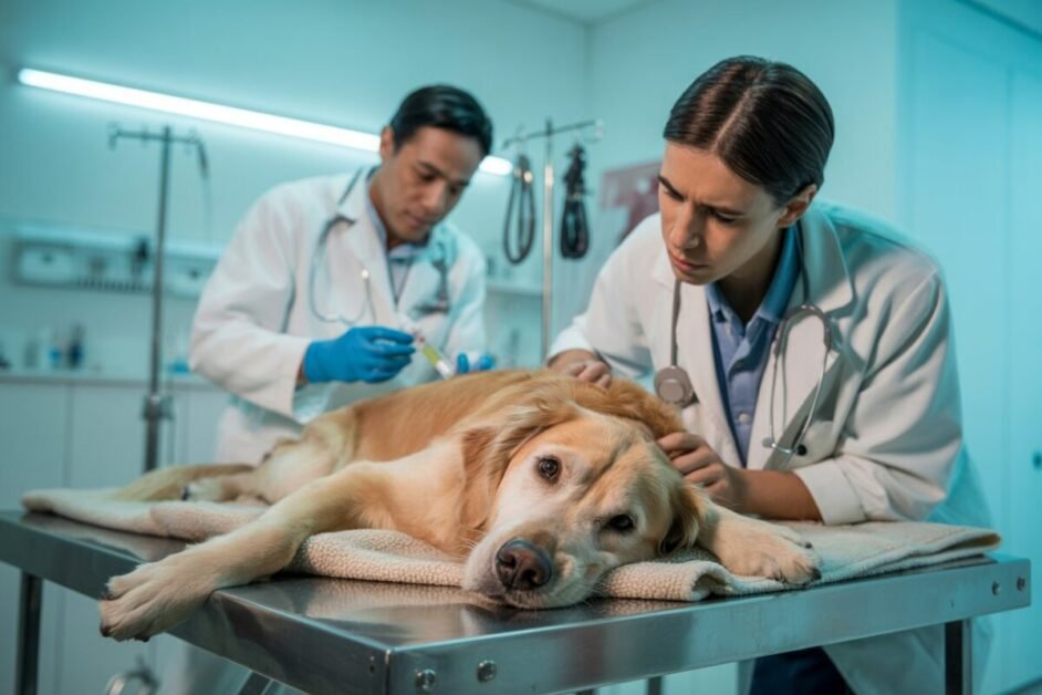 vet treating anaphylaxis in Dogs