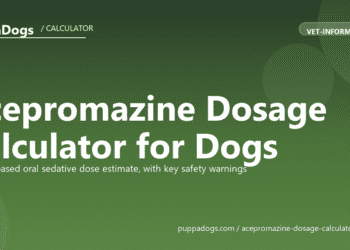 Acepromazine Dosage Calculator for Dogs - free PuppaDogs calculator