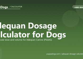 Adequan Dosage Calculator for Dogs - free PuppaDogs calculator