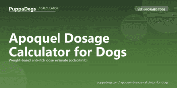 Apoquel Dosage Calculator for Dogs - free PuppaDogs calculator