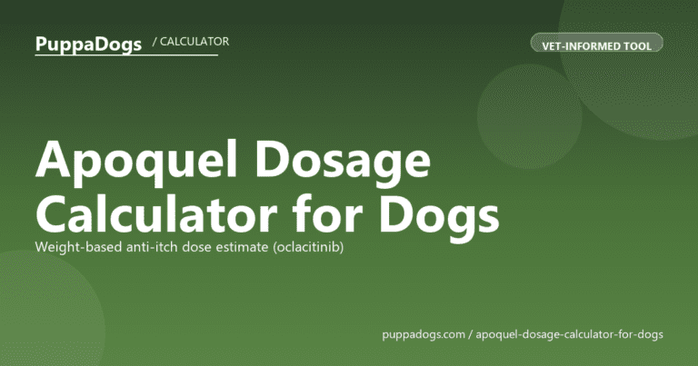 Apoquel Dosage Calculator for Dogs