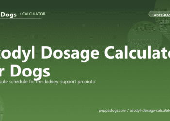 Azodyl Dosage Calculator for Dogs - free PuppaDogs calculator