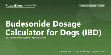Budesonide Dosage Calculator for Dogs (IBD) - free PuppaDogs calculator