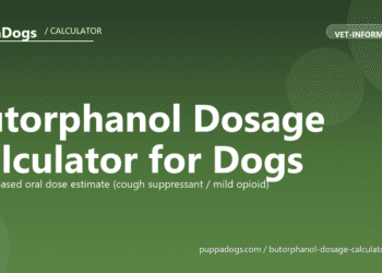 Butorphanol Dosage Calculator for Dogs - free PuppaDogs calculator