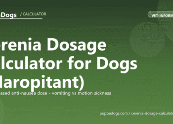 Cerenia Dosage Calculator for Dogs (Maropitant) - free PuppaDogs calculator
