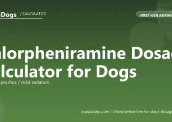 Chlorpheniramine Dosage Calculator for Dogs - free PuppaDogs calculator