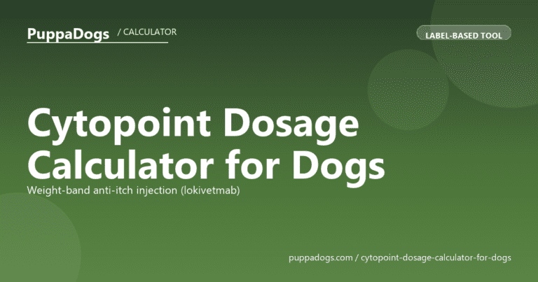 Cytopoint Dosage Calculator for Dogs