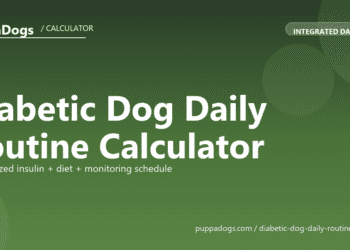 Diabetic Dog Daily Routine Calculator - free PuppaDogs calculator