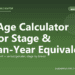 Dog Age Calculator (Senior Stage & Human-Year Equivalent) - free PuppaDogs calculator