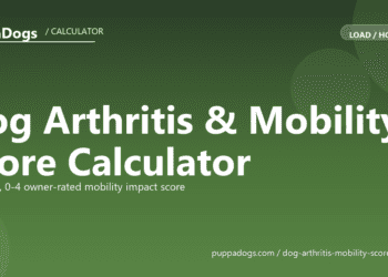 Dog Arthritis & Mobility Score Calculator - free PuppaDogs calculator