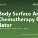 Dog Body Surface Area BSA Chemotherapy Dose Calculator - free PuppaDogs calculator
