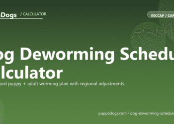 Dog Deworming Schedule Calculator - free PuppaDogs calculator