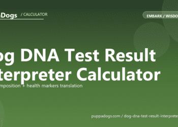 Dog DNA Test Result Interpreter Calculator - free PuppaDogs calculator